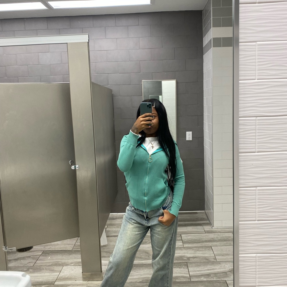 Blue Zip Up